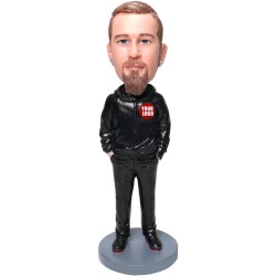 (image for) Custom Bobblehead Best Dad In Hoodie Gift For Him