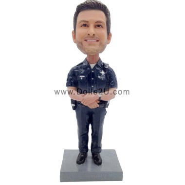  Custom Bobblehead Police Officer Figurine Gift For Him Item:52198