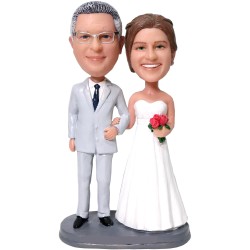  Personalized Wedding Anniversary Bobblehead Gift For Husband And Wife