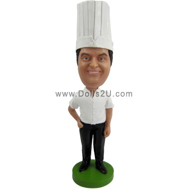  Personalized Chef Bobblehead Male Chefs Gift Item:13009