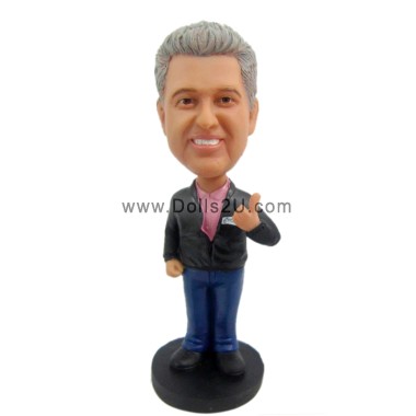  Custom Male With Thumbs Up Bobblehead Item:20151