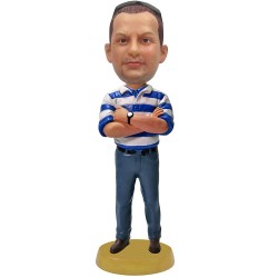  Gifts For Boss Custom Bobblehead Male With Arms Crossed