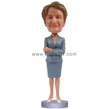  Personalized Business Woman Boss's Day Gifts For Female Boss Bobblehead Item:13975