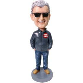 (image for) Personalized Best Dad Bobblehead in Hoodie Creative Gifts For Father