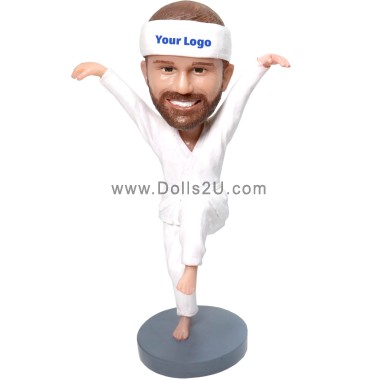  Personalized Karate Athlete Bobblehead Custom Karate Gift Idea Item:46068