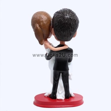  Bridegroom Holds The Bride Wedding Custom Bobbleheads