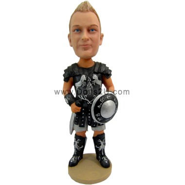 Custom Gladiator/Warrior   Bobblehead Gifts Sculpted from Your Photos
