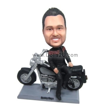  Motorcycle Rider Bobble Head