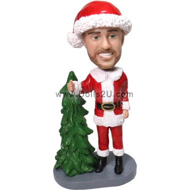  Custom Santa Claus Bobblehead Sculpted From Your Photos Creative Christmas Gifts Item:227262