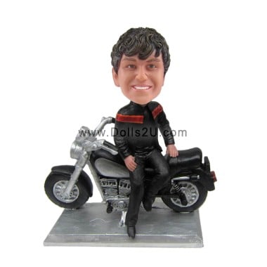  Motorcycle Rider Bobble Head