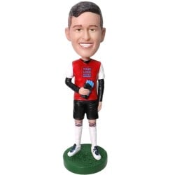 (image for) Custom Soccer Goalkeeper Bobblehead with Personalized Uniform