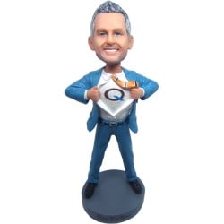  World's Best Boss Male Super Boss Custom Bobblehead Figure 12 inches