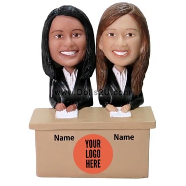  Personalized Female Host Bobbleheads Item:30291