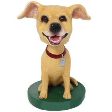 (image for) Fully custom made dog bobblehead - pet dashboard bobblehead