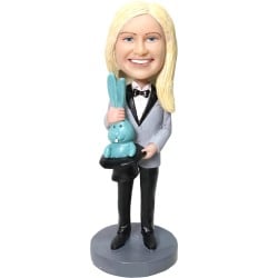 (image for) Female Magician Bobblehead