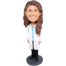  Personalized Female Doctor Bobblehead