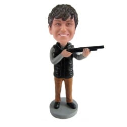 (image for) Custom Hunter Bobblehead Gift For Hunter