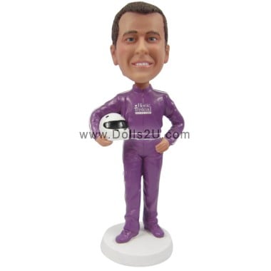  Custom Motorcycle Racer Rider Bobblehead Item:13759