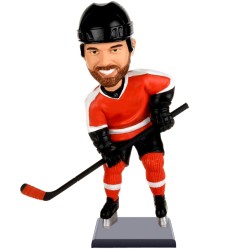 (image for) Custom hockey player bobblehead