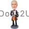 (image for) Custom Male Violin Player Bobblehead Gift For Violinist Item:10954