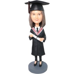  Personalized Female Graduation Bobblehead Gift