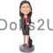 (image for) Custom World's Best Boss Business Woman Bobblehead Item:13902