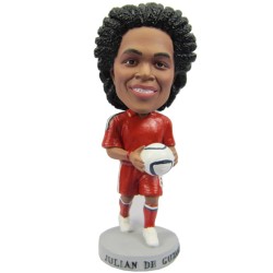 (image for) Personalized Male Soccer Bobblehead Gift for Him