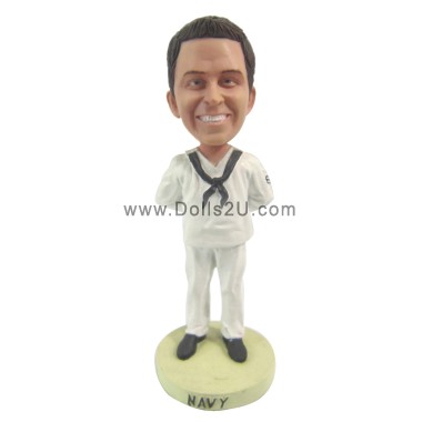 (image for) Custom Navy Sailor Bobblehead Personalized Nave Gifts