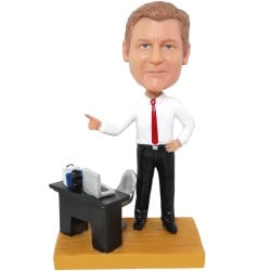  Custom Bobblehead For Bosses World's Best Boss Gift