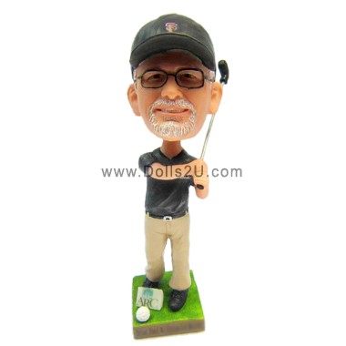 Custom Custom Male Golf Player Bobblehead Gift gift from your photos
