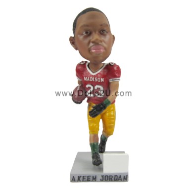 (image for) Custom Male Football Player Bobblehead Any Name Number And Team Color
