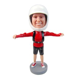 Custom skydiving bobblehead gift for skydiver