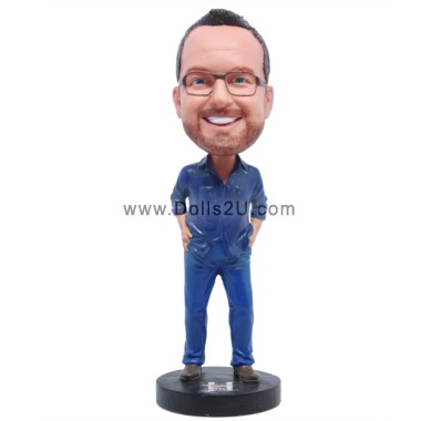  Custom Male In Shirt Bobblehead Item:451243