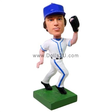  Custom Baseball Outfielder Bobblehead Item:55303