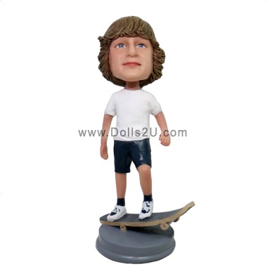 (image for) Custom Skateboarder Bobblehead