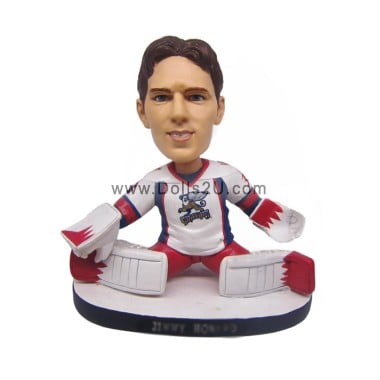  Custom Ice Hockey Goalie Bobblehead Item:1531718