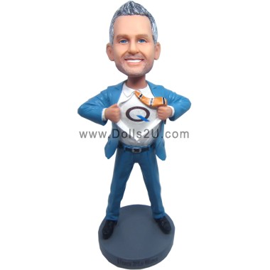 World's Best Boss Male Super Boss Custom Bobblehead Figure 12 inches