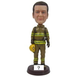 (image for) firefighter bobblehead