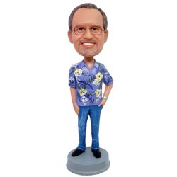 Male in Hawaiian shirt