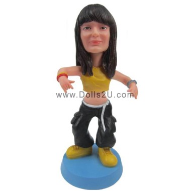 (image for) Custom Bobblehead Hip-hop Girl