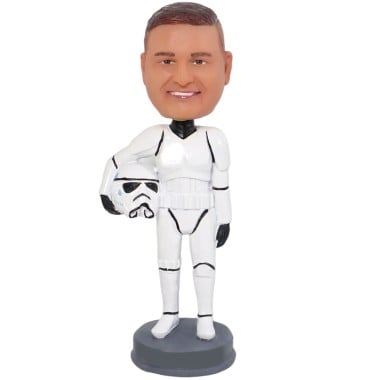 (image for) Personalized Star Wars Bobblehead, Custom Stormtrooper Bobblehead Gift
