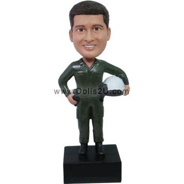 (image for) custom pilot bobblehead from your photo