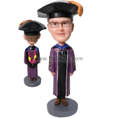 (image for) Custom Bobbleheads Graduation Gift For Him Item:48888