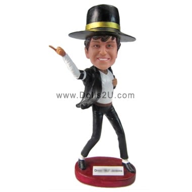 (image for) Custom Michael Jackson Dance Bobblehead