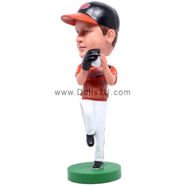 (image for) Left Handed Baseball Pitcher Bobblehead