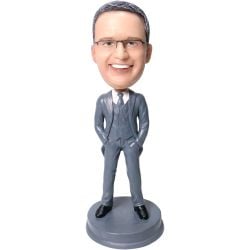 groomsmen bobble head gift