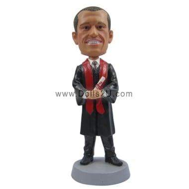 (image for) Custom Male Graduation Bobblehead Gift