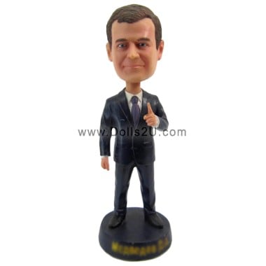  Boss's Day Gift Custom Businessman Bobblehead Item:52284