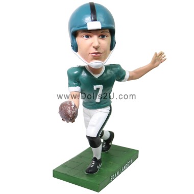 (image for) Personalized Football Player Bobblehead Gift