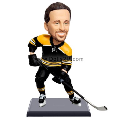  Custom Ice Hockey Player Bobblehead / Gift For Hockey Fans / Any Jersey Item:051528